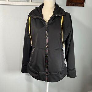 Burton Black Dryride Cool Flavors Snowboarding Hooded Full-zip Coat Jacket SZ L